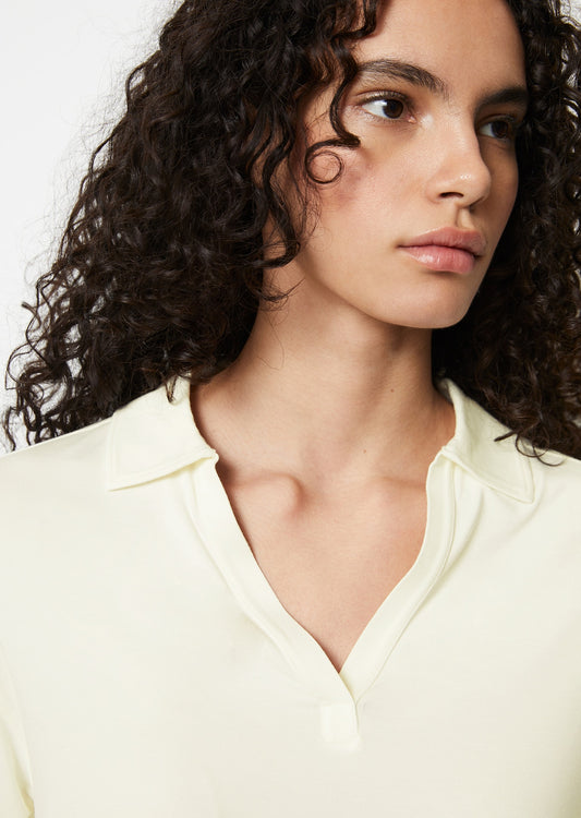 MARC O`POLO Longsleeve im Poloblusen-Stil