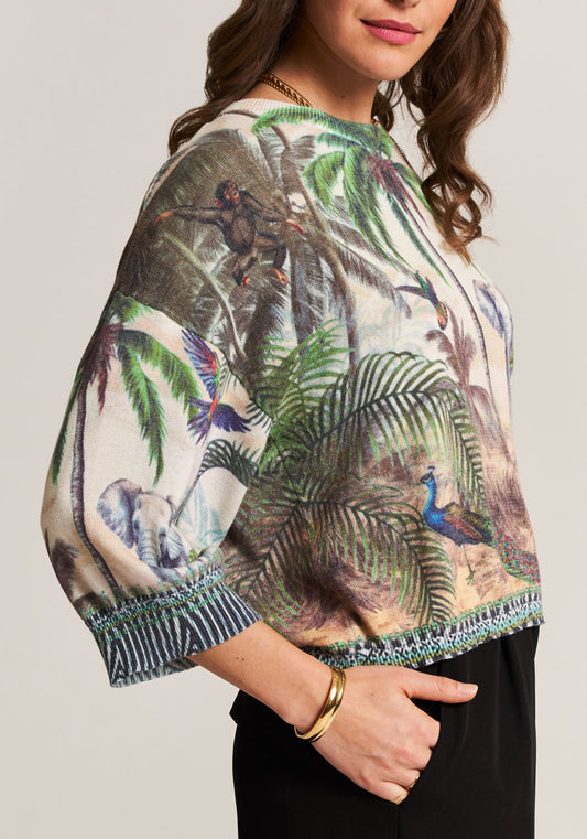 PRINCESS Print Pullover Jungle
