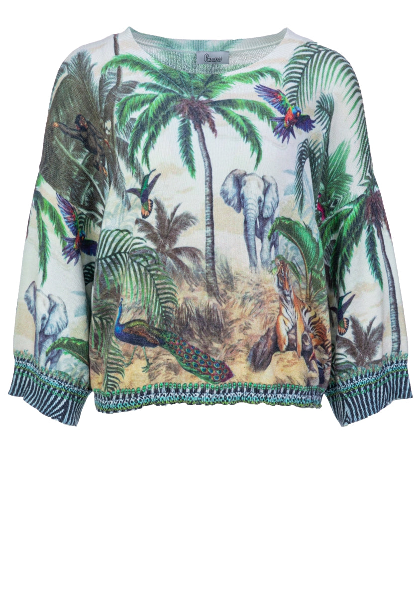 PRINCESS Print Pullover Jungle