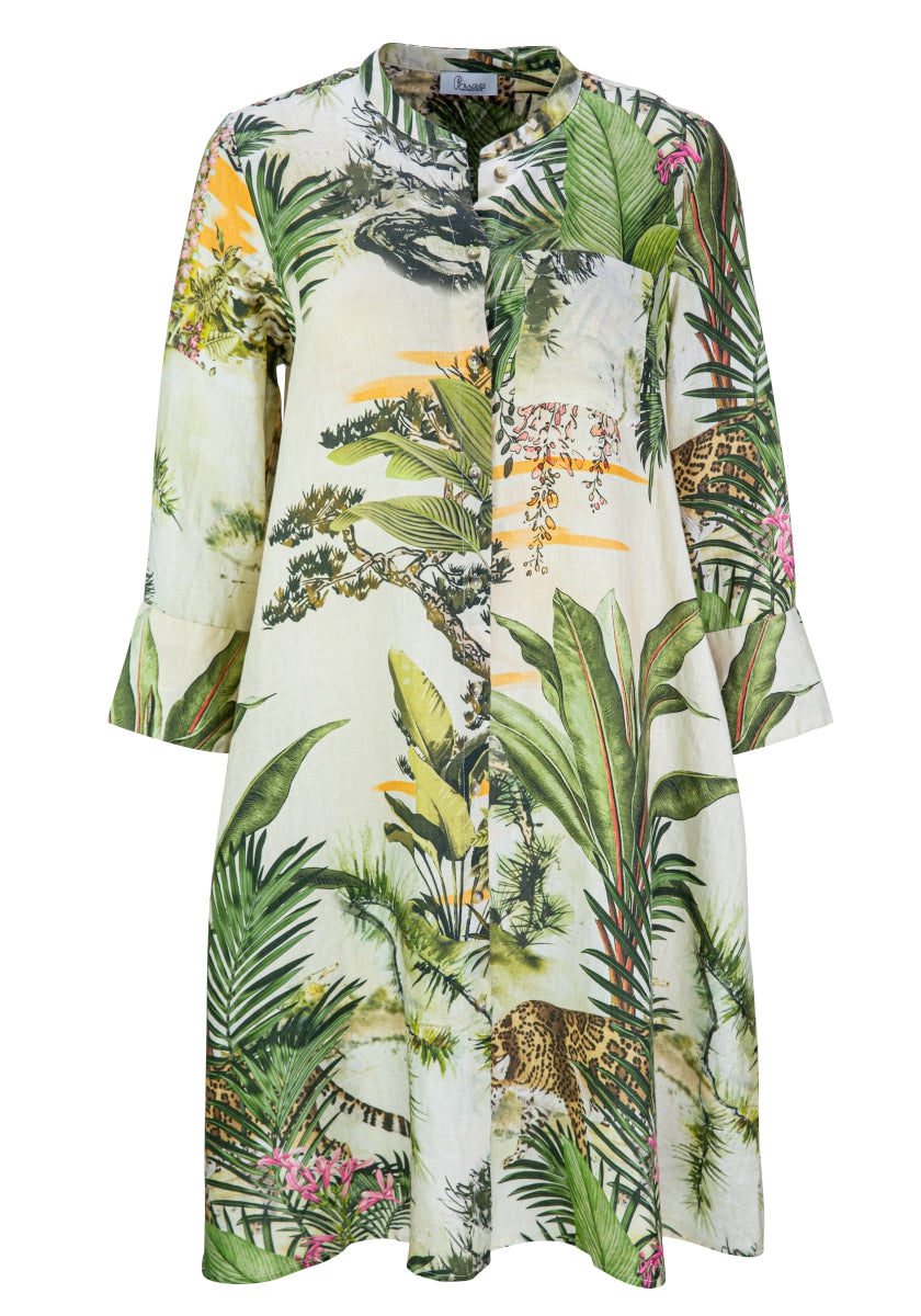 PRINCESS Leinenkleid Safari