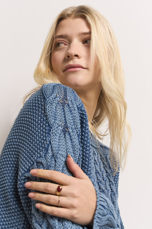 PRINCESS Zopfstrickpullover