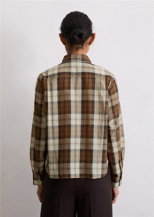 MARC O`POLO Bluse aus Organic-Cotton-Lyocell-Mix