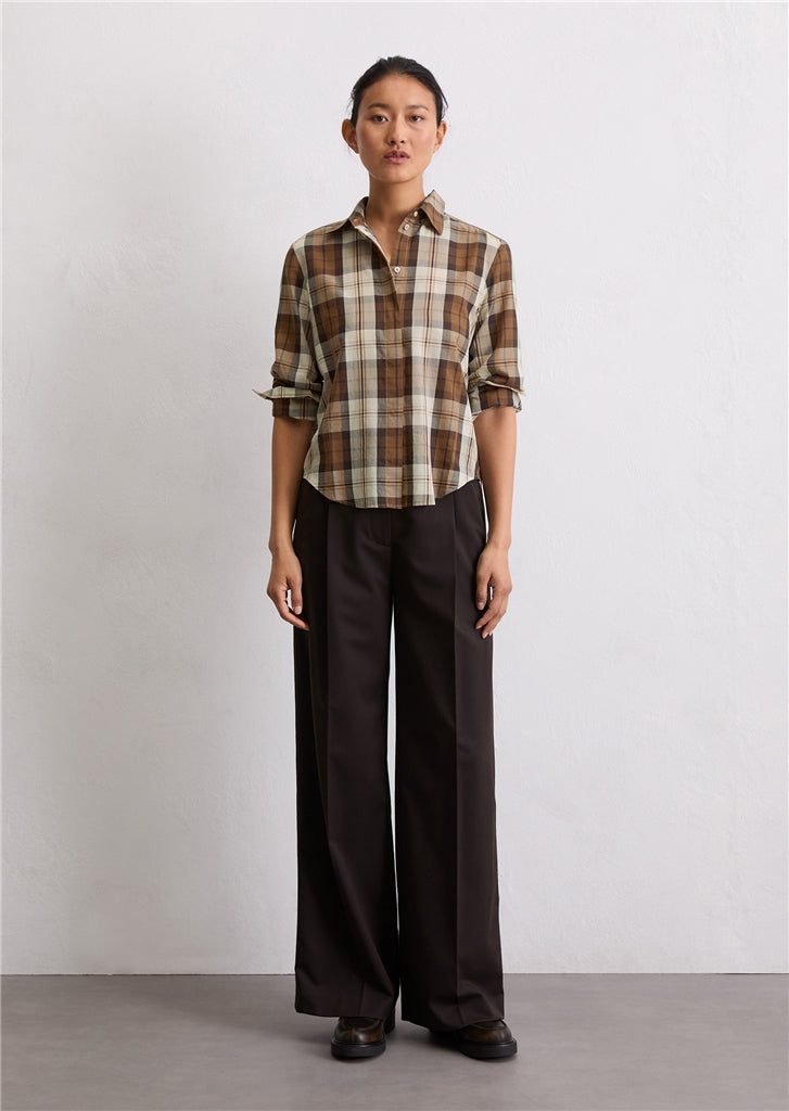 MARC O`POLO Bluse aus Organic-Cotton-Lyocell-Mix