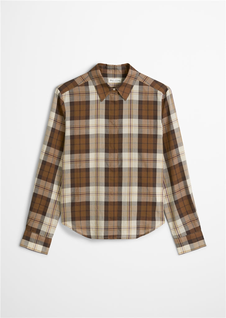 MARC O`POLO Bluse aus Organic-Cotton-Lyocell-Mix
