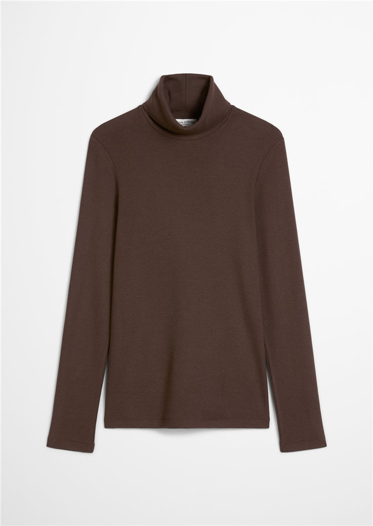 MARC O`POLO Ripp-Rollkragenshirt