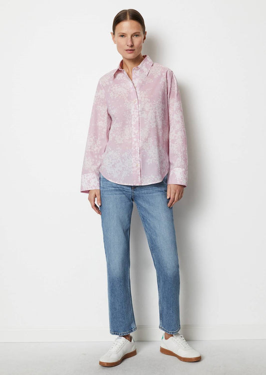 MARC O`POLO Bluse aus Papertouch-Popeline