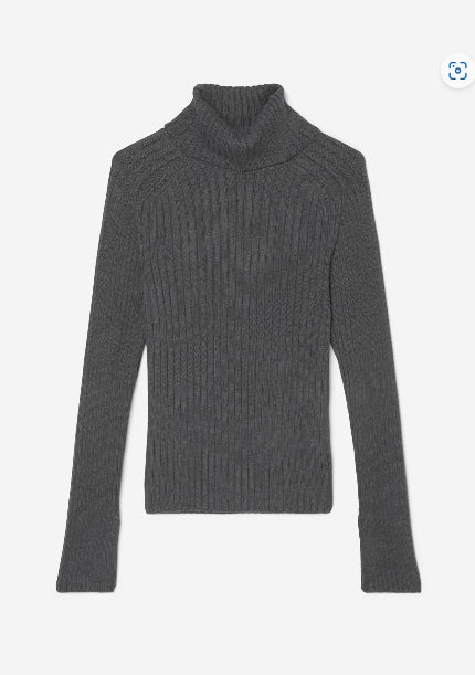 MARC O`POLO gerippter Rollkragenpullover