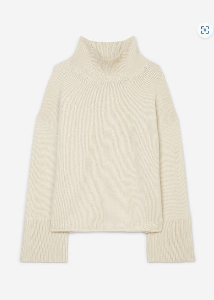 MARC O`POLO Stehkragenpullover aus Schurwolle-Mix