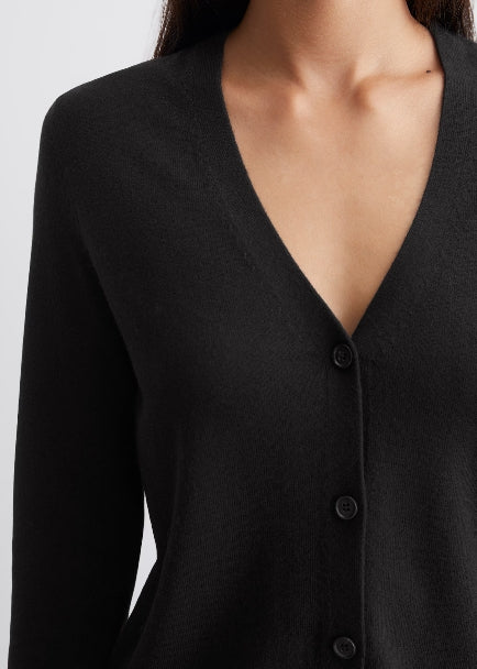 MARC O`POLO Strickjacke aus Schurwolle-Mix