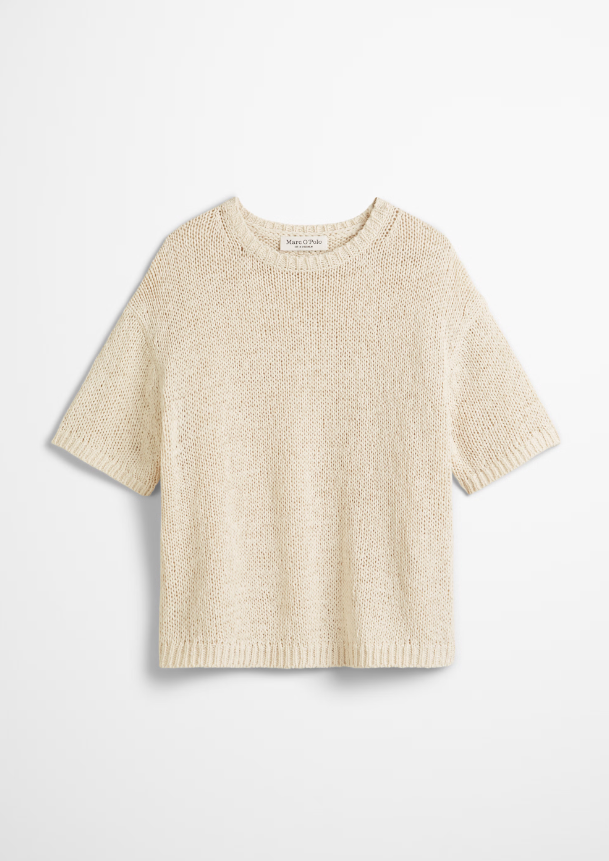 MARC O`POLO Kurzarmpullover loose