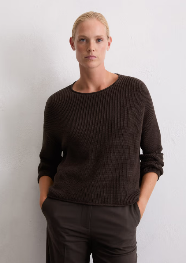MARC O`POLO Pullover aus Heavy-Weight-Organic-Cotton