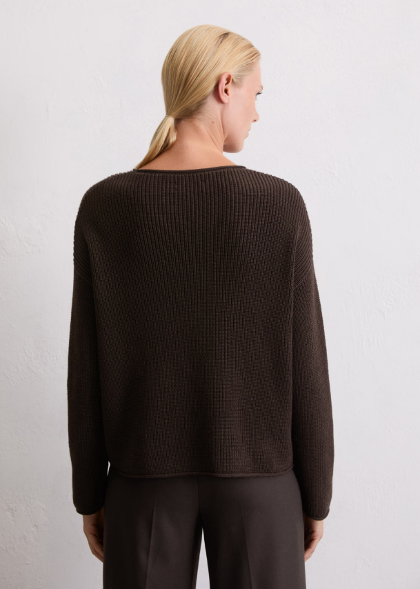 MARC O`POLO Pullover aus Heavy-Weight-Organic-Cotton