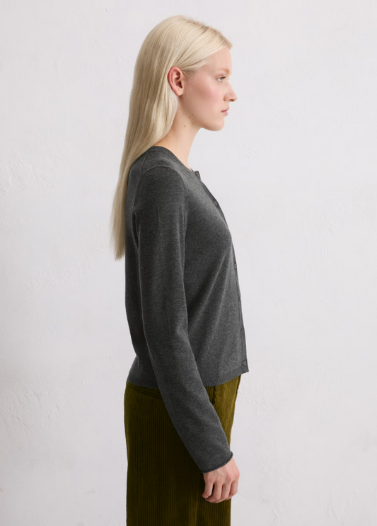 MARC O`POLO Cardigan aus Schurwolle-Viskose Mix