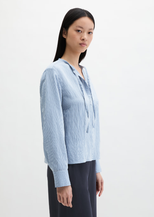 MARC O`POLO Crinkle Streifenbluse