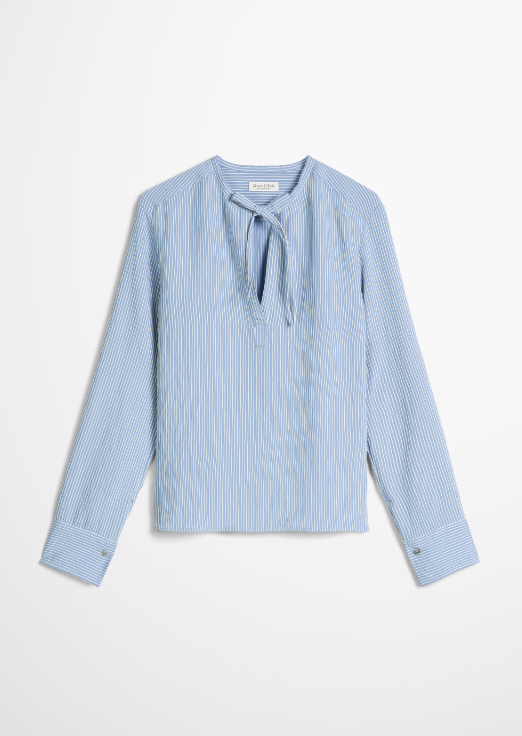 MARC O`POLO Crinkle Streifenbluse