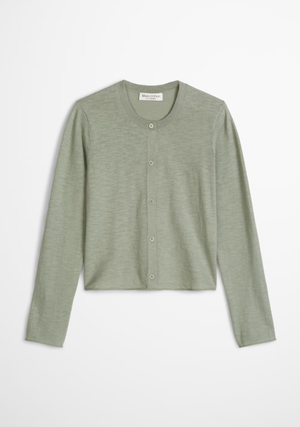 MARC O`POLO Strickjacke aus Organic Cotton