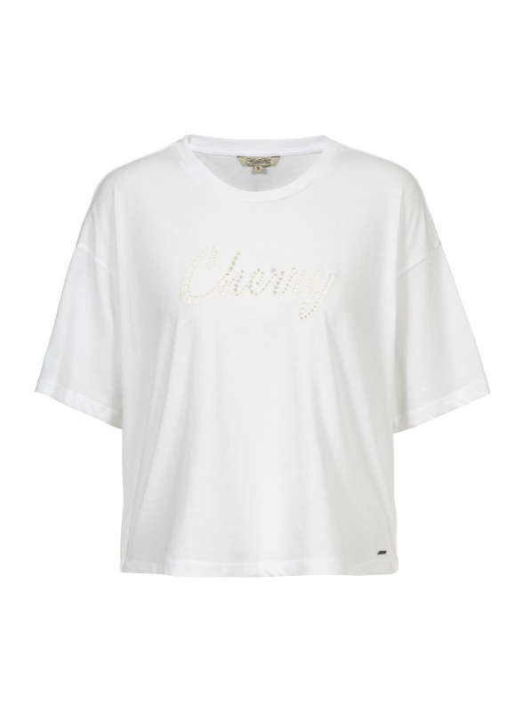 HERRLICHER T-Shirt Josiane mit Lochprints