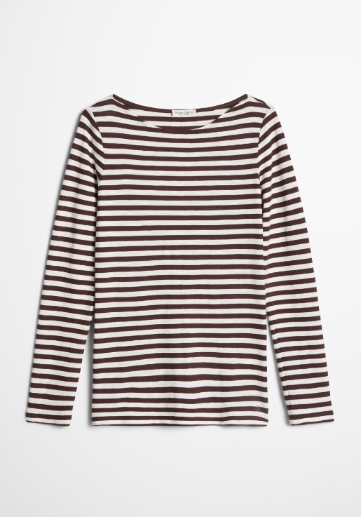 MARC O`POLO gestreiftes Longsleeve aus Organic-Cotton