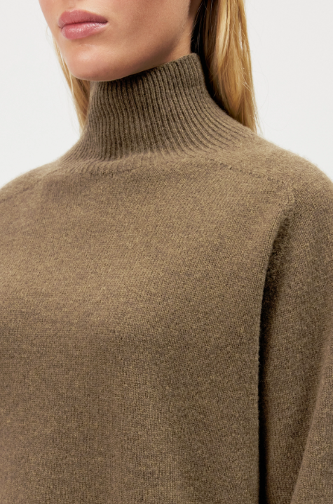 DRYKORN Rollkragenpullover aus reiner Schurwolle Lyzima