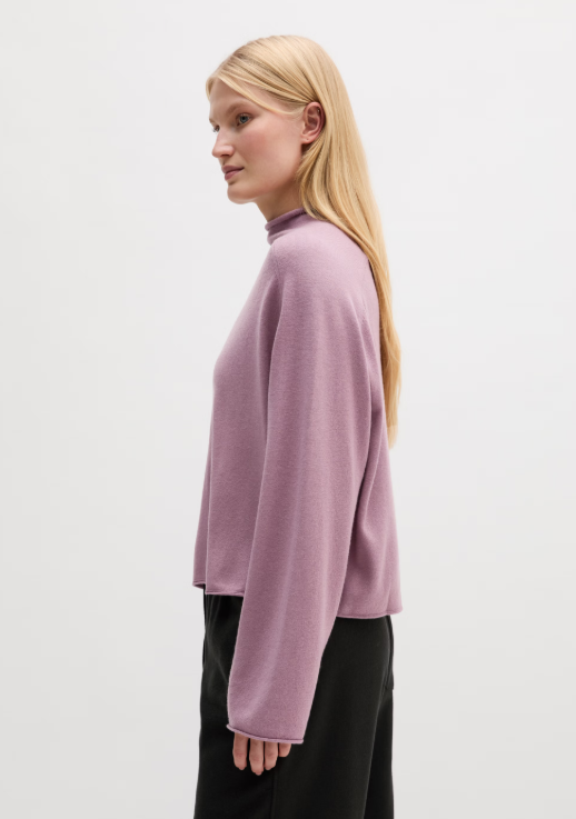 MARC O`POLO Stehkragenpullover aus Schurwolle-Mix