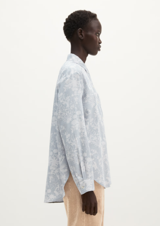 MARC O`POLO Print-Bluse aus weicher Baumwolle
