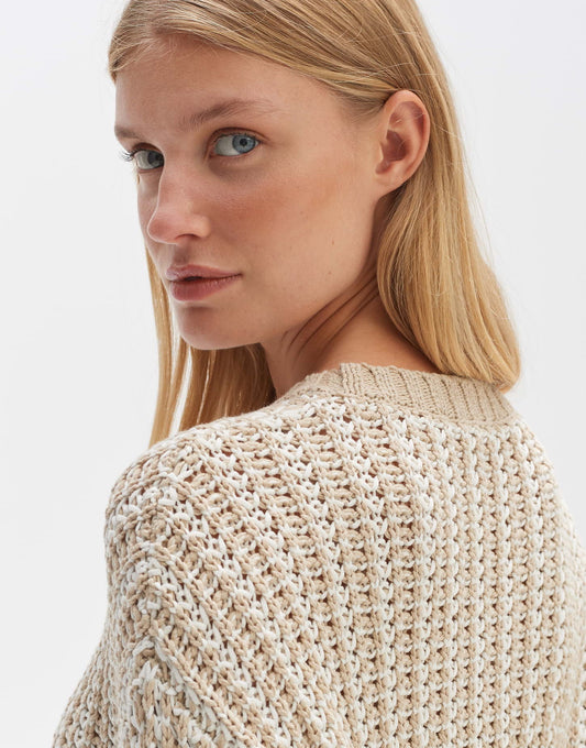 OPUS Strickpullover Pipina aus Baumwolle