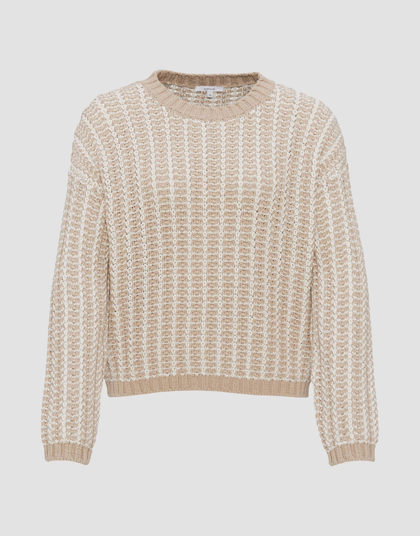 OPUS Strickpullover Pipina aus Baumwolle