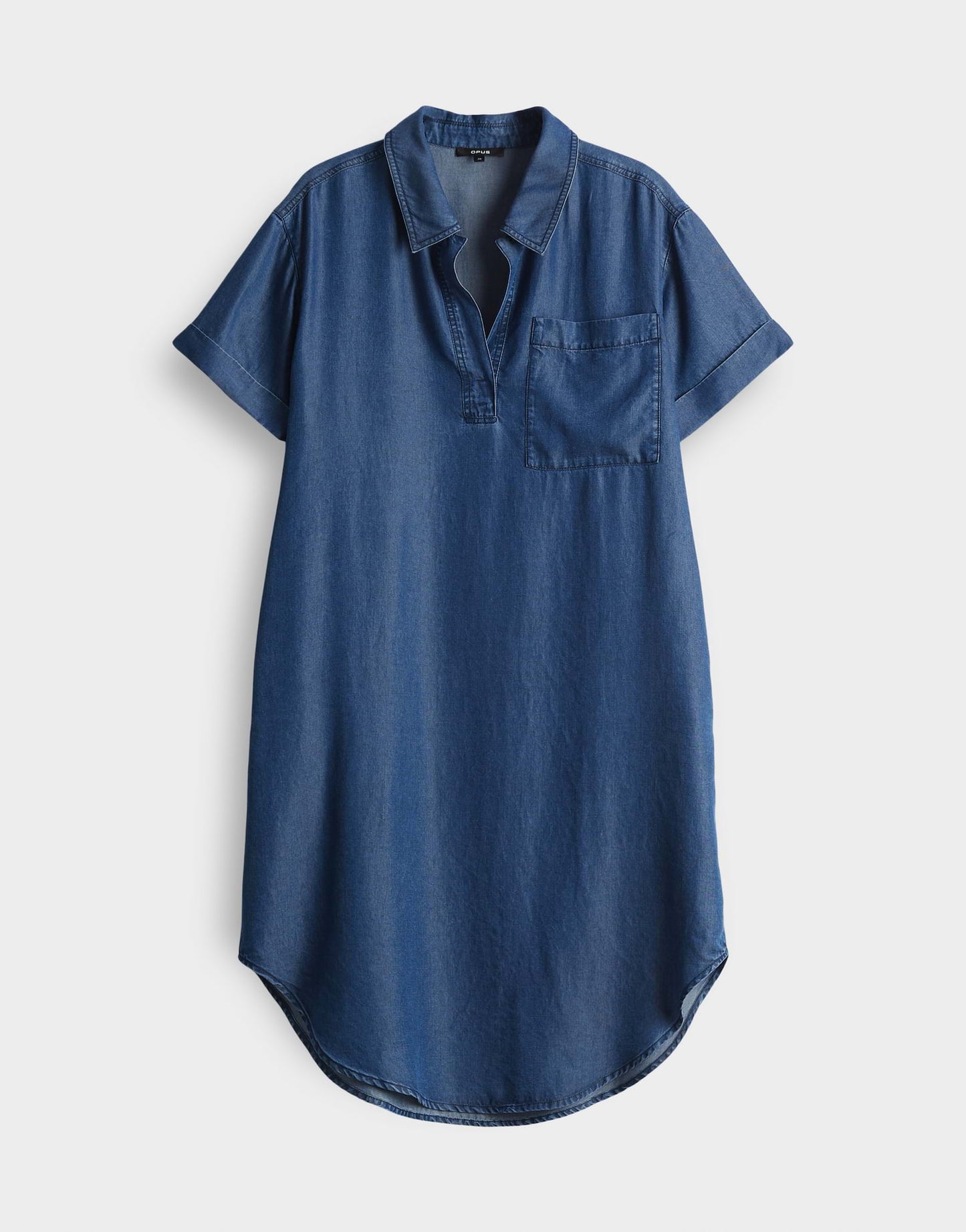 OPUS Hemdblusenkleid Wasya aus weichem Tencel
