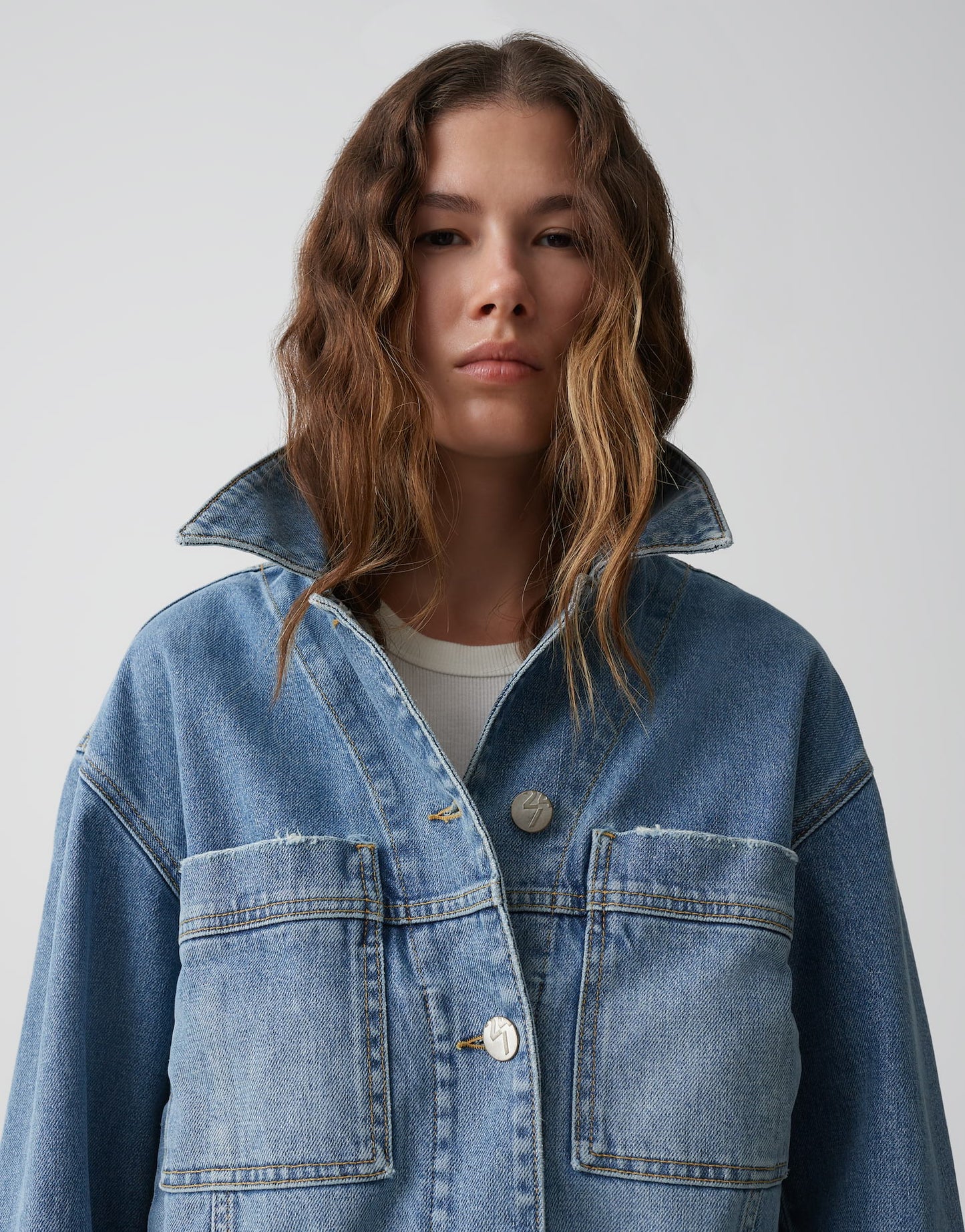 OPUS Jeansjacke Hemely Loose