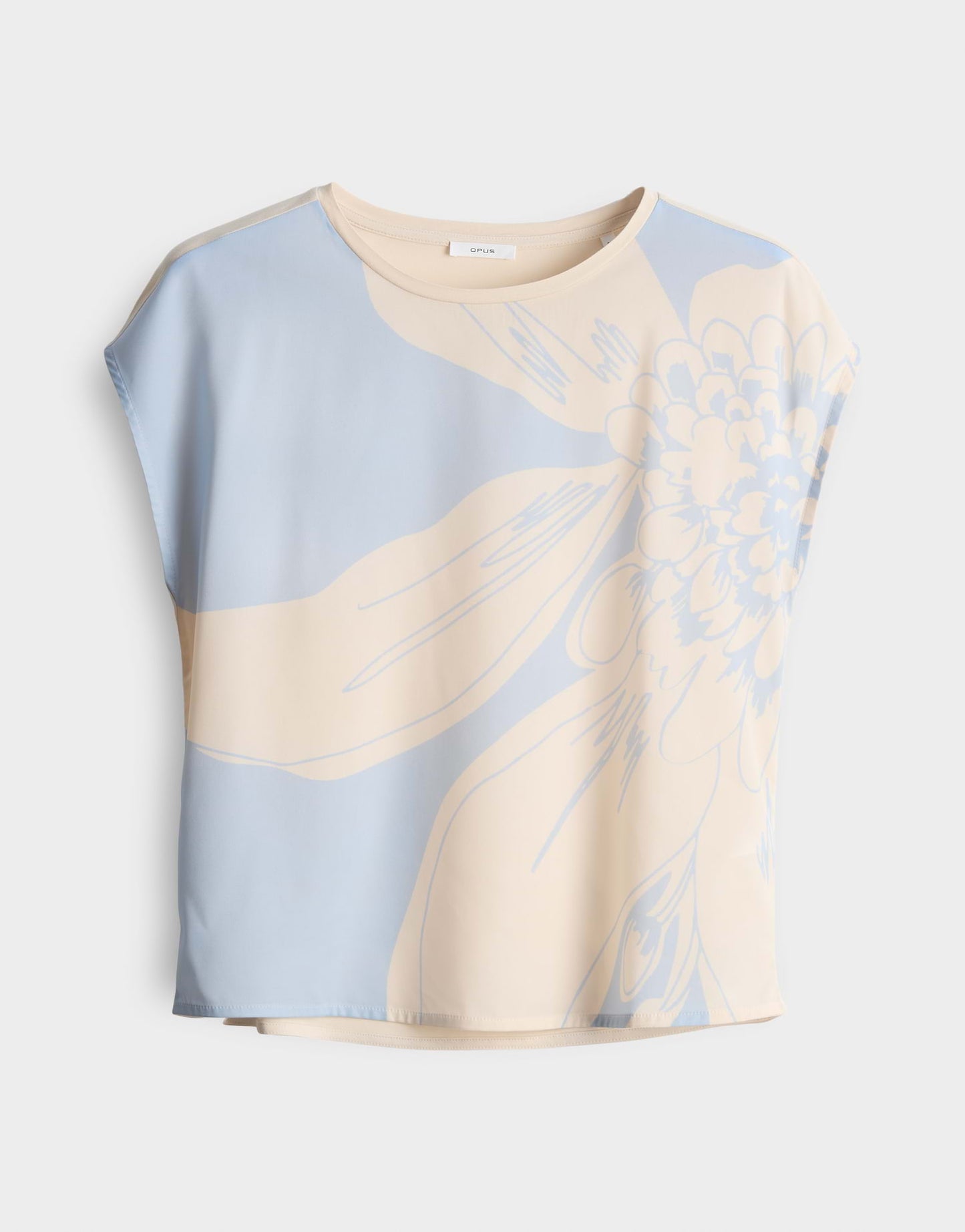 OPUS Shirt Samelie mit floralem Artwork
