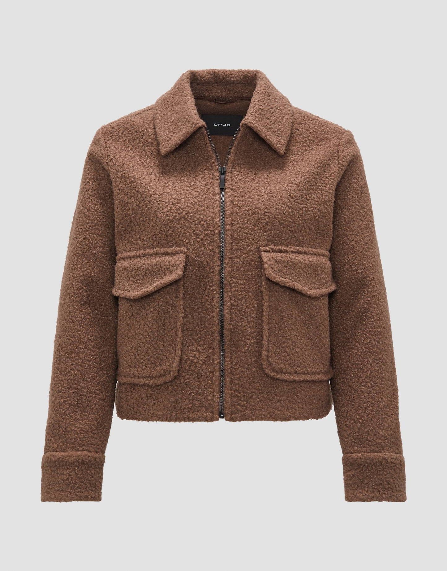 OPUS Jacke Holma in Bouclé Optik