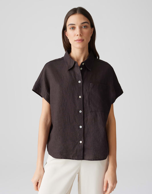 OPUS Hemdbluse aus Leinen