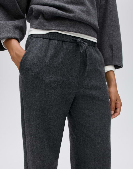 OPUS Wide Leg Pants Melane mod pinstripe