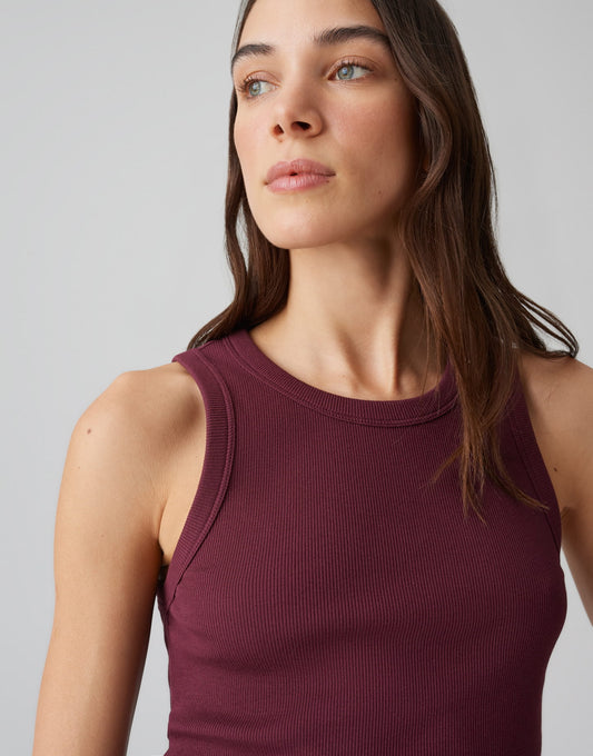 OPUS Geripptes Tanktop aus BCI Cotton