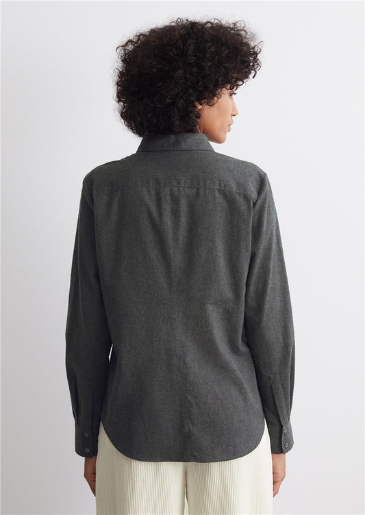 MARC O`POLO weiche Baumwoll-Flanellbluse