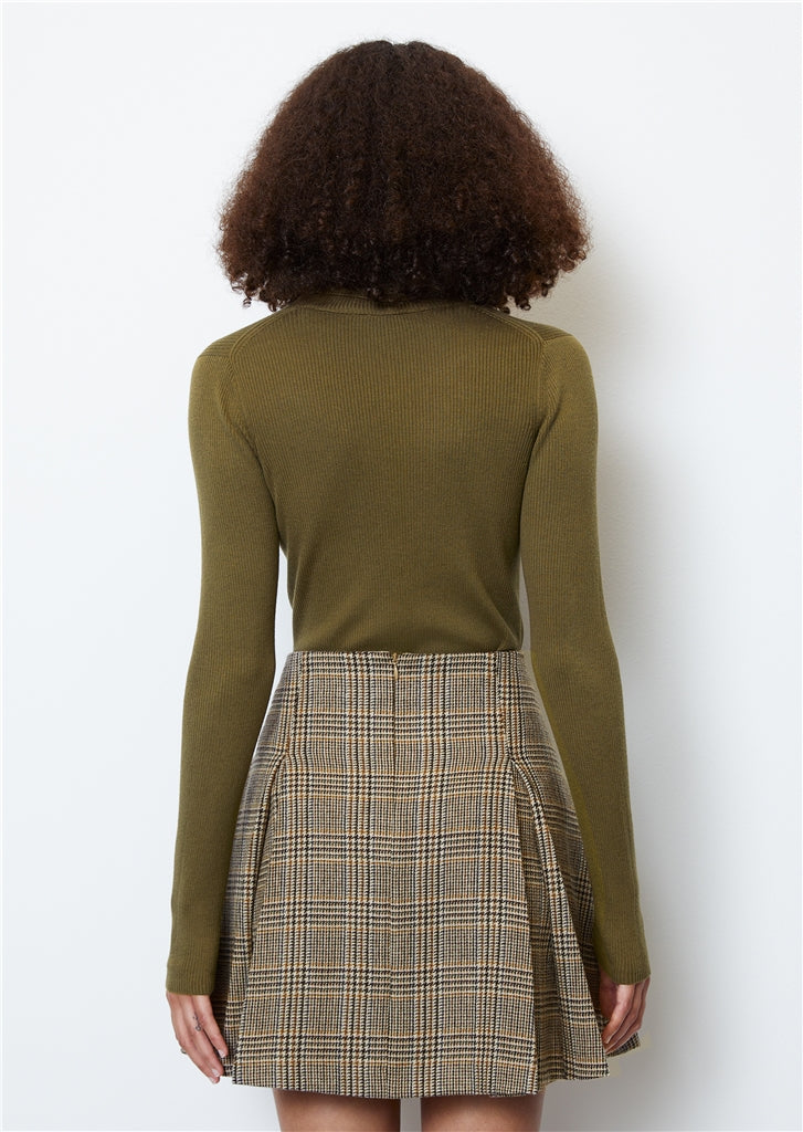 MARC O`POLO Rollkragenpullover aus Organic Cotton