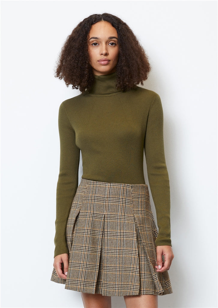 MARC O`POLO Rollkragenpullover aus Organic Cotton