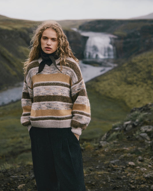 MOSS COPENHAGEN Dreieckstuch Lowee aus Merinowolle