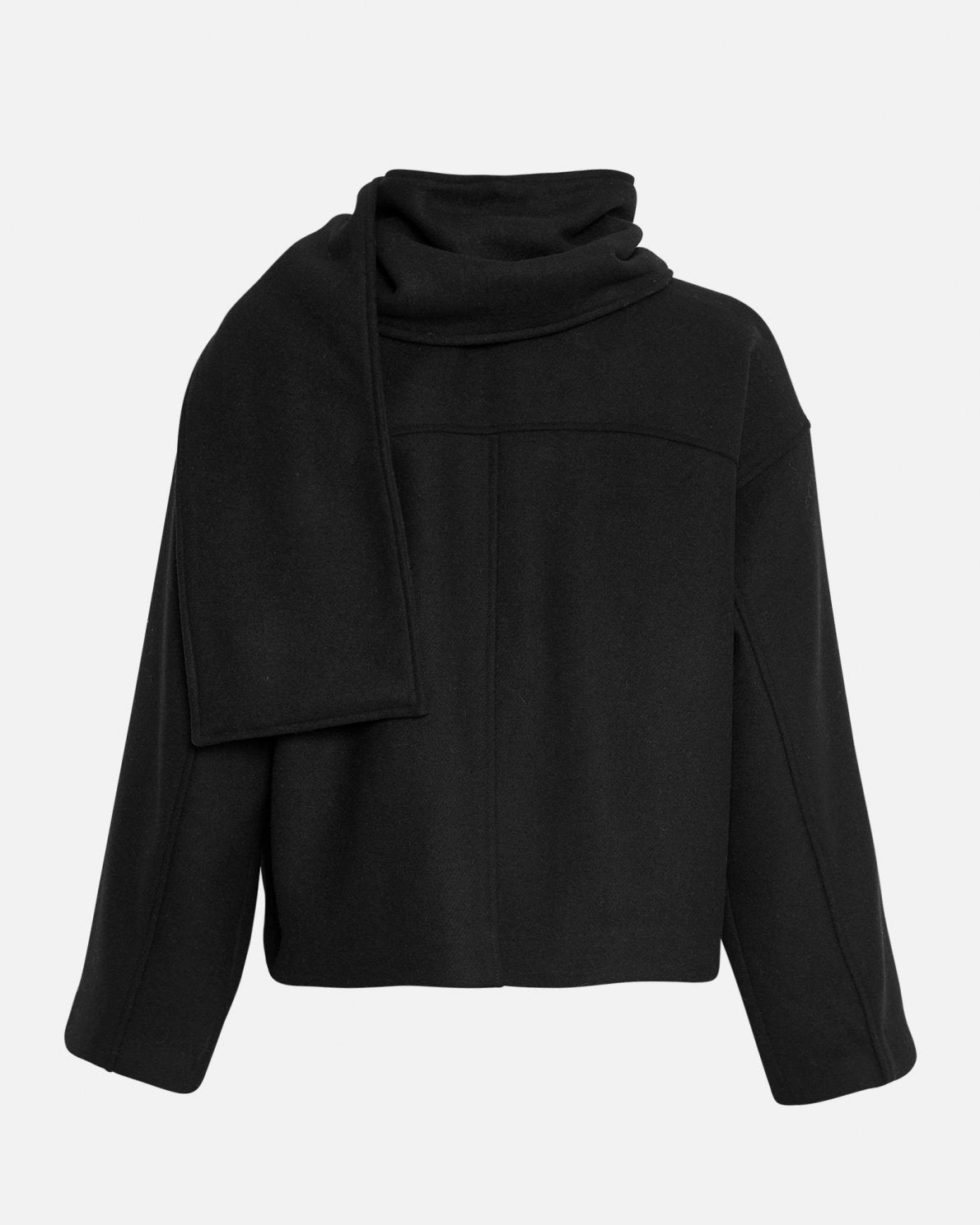 MOSS COPENHAGEN Jacke mit abnehbaren Schal Syden