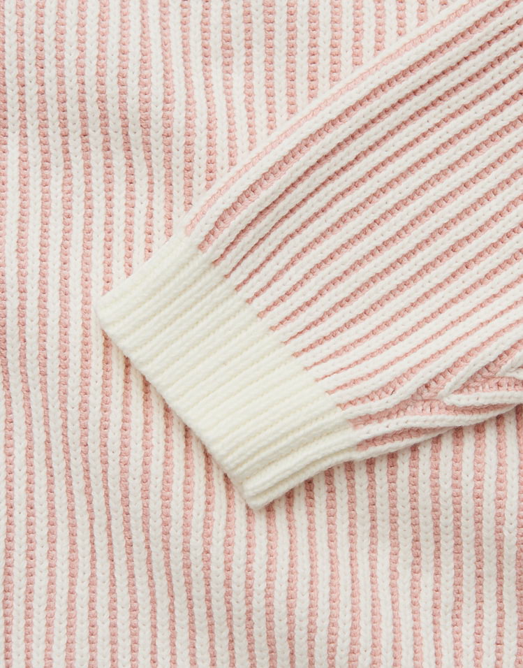 OPUS Pullover Pozoli mit Streifenstruktur