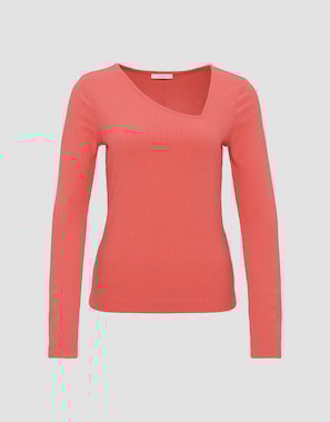 OPUS Rippshirt Sifasymo aus Viskose Mix