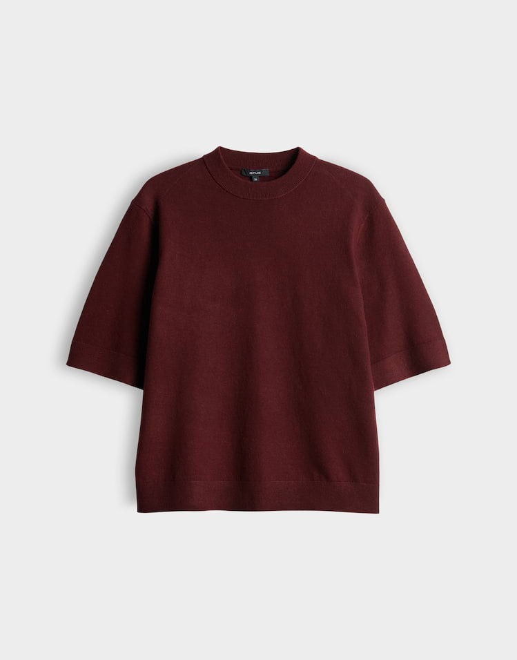 OPUS Kurzarmpullover Pimsi