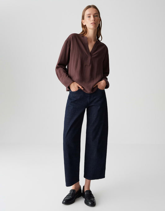 OPUS Langarmbluse Femyn