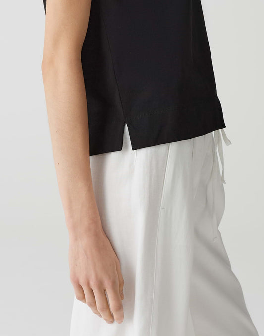 OPUS Shirt Sallso mit dekorativer Lochspitze