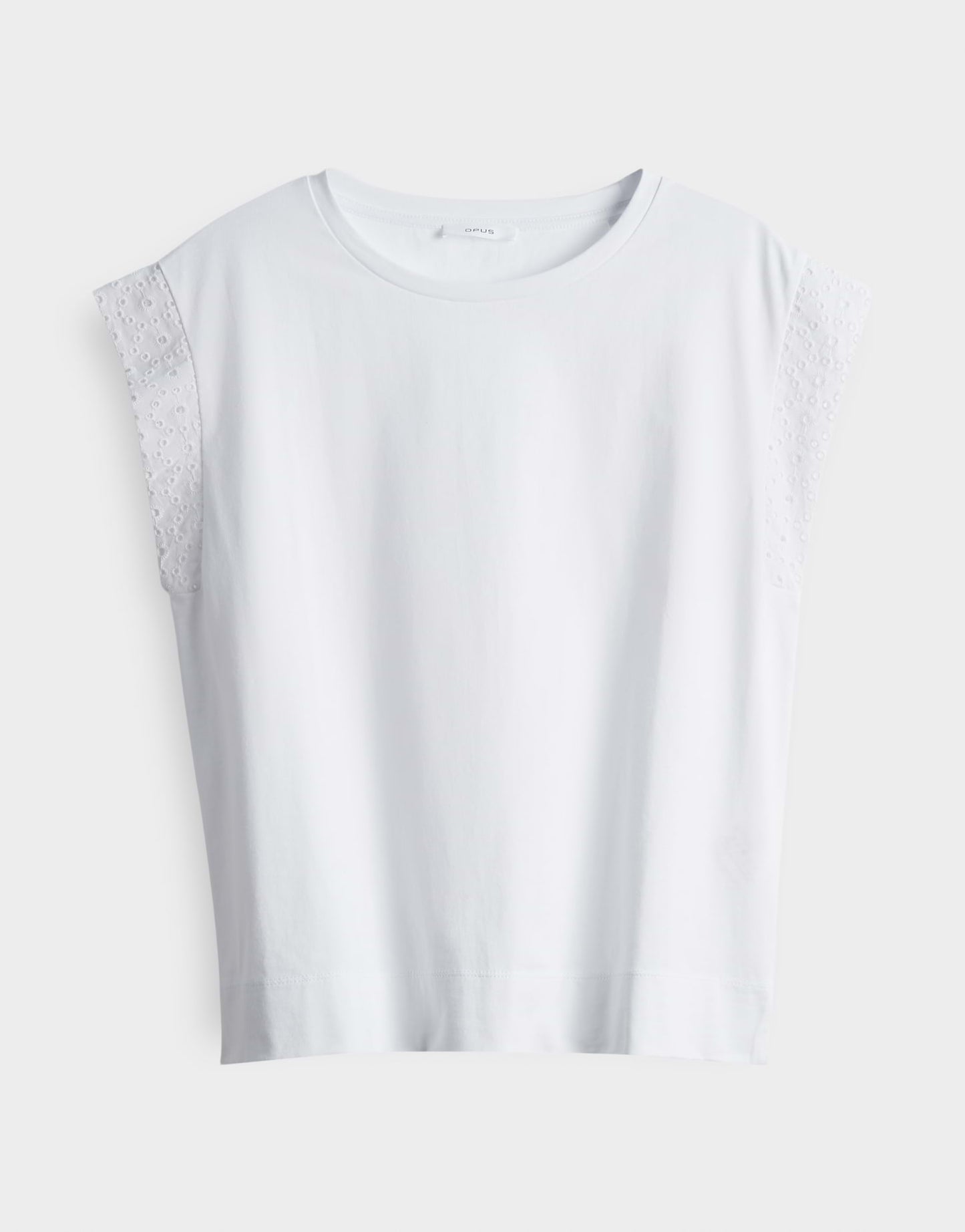 OPUS Shirt Sallso mit dekorativer Lochspitze