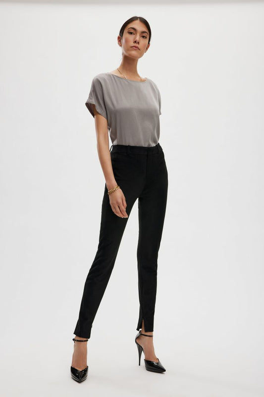 DRYKORN vegane Velourslederleggins Winch