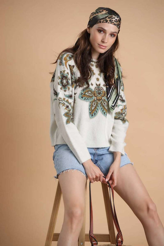 PRINCESS Pullover mit Paisley