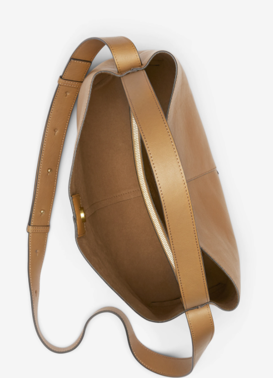 MARC O'POLO Hobo-Bag aus softem Kalbsleder