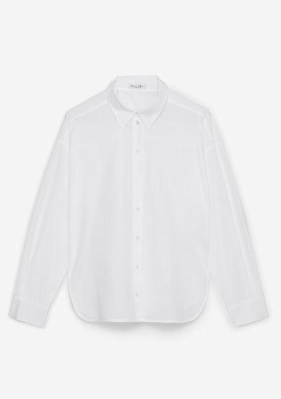 MARC O`POLO Popeline-Bluse aus Baumwolle