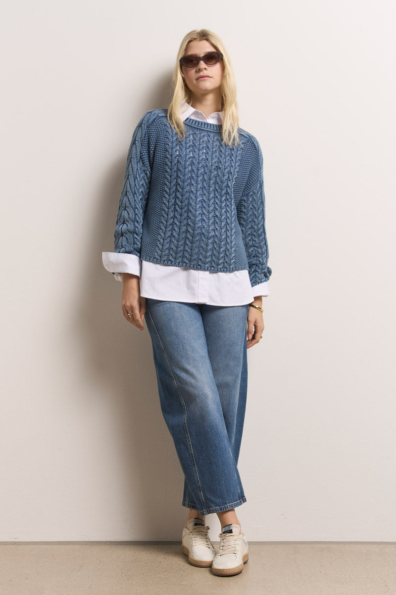 PRINCESS Zopfstrickpullover